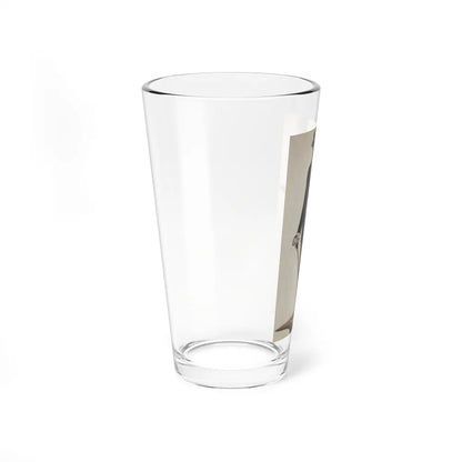 Men's clothing ad illustration (Magazine Illustration) Pint Glass 16oz-Go Mug Yourself