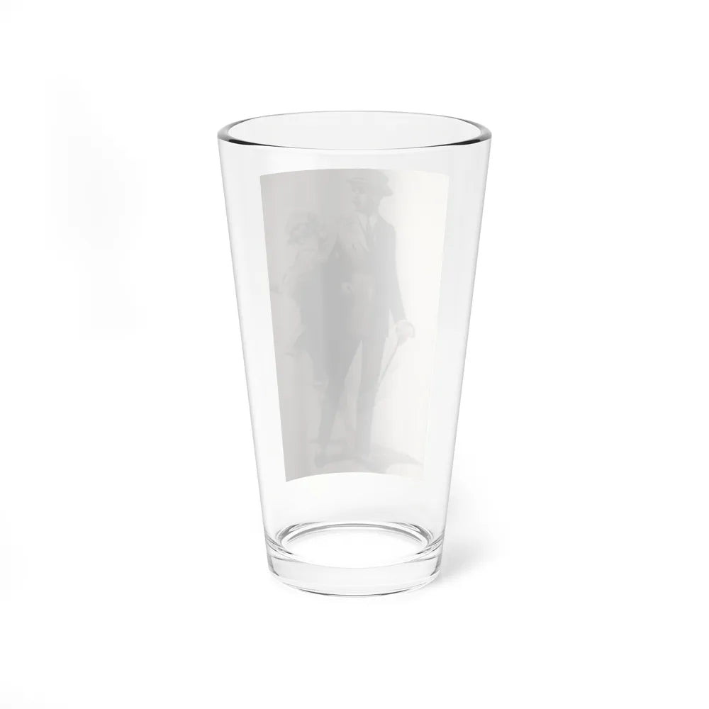 Men's clothing ad illustration (Magazine Illustration) Pint Glass 16oz-Go Mug Yourself