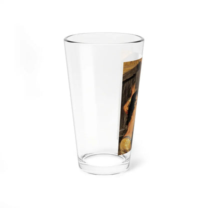 Men's magazine illustration (Magazine Illustration) Pint Glass 16oz-Go Mug Yourself