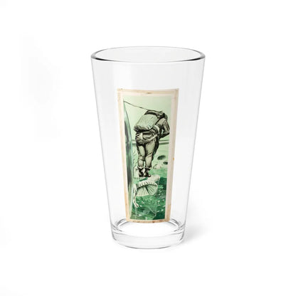 Men's Magazine Spot Illustration (Magazine Illustration) Pint Glass 16oz-16oz-Go Mug Yourself