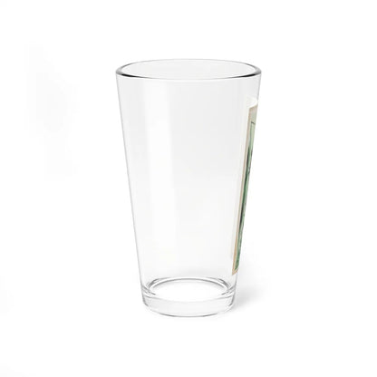 Men's Magazine Spot Illustration (Magazine Illustration) Pint Glass 16oz-Go Mug Yourself