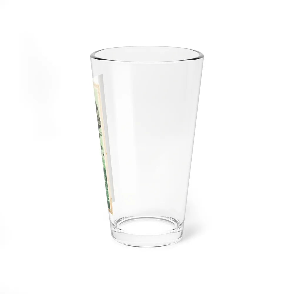 Men's Magazine Spot Illustration (Magazine Illustration) Pint Glass 16oz-Go Mug Yourself