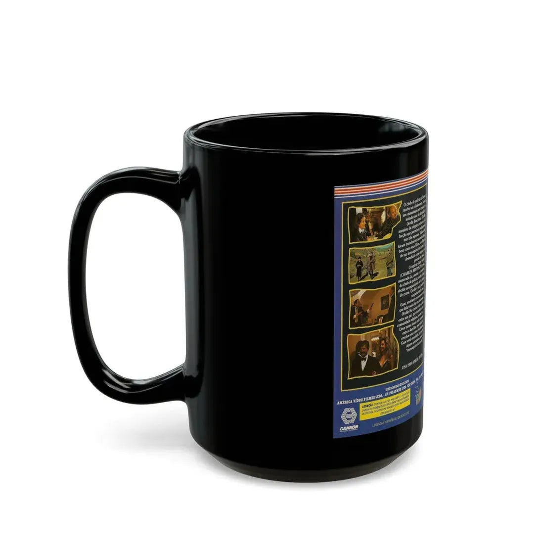 MENSAGEIRO DA MORTE (VHS COVER) - Black Coffee Mug - Go Mug Yourself