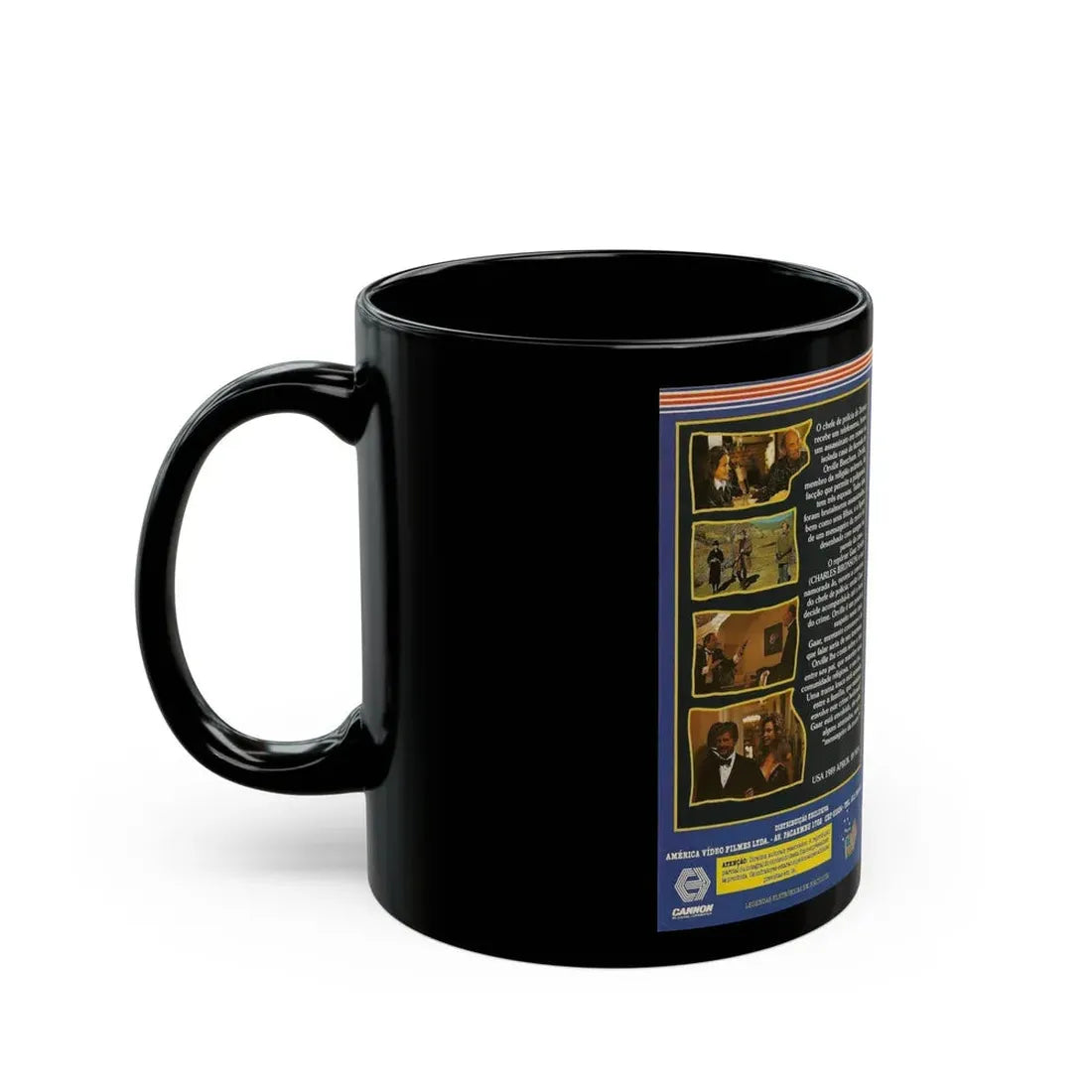 MENSAGEIRO DA MORTE (VHS COVER) - Black Coffee Mug - Go Mug Yourself