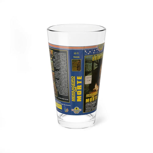 MENSAGEIRO DA MORTE (VHS COVER) Pint Glass 16oz 16oz - Go Mug Yourself