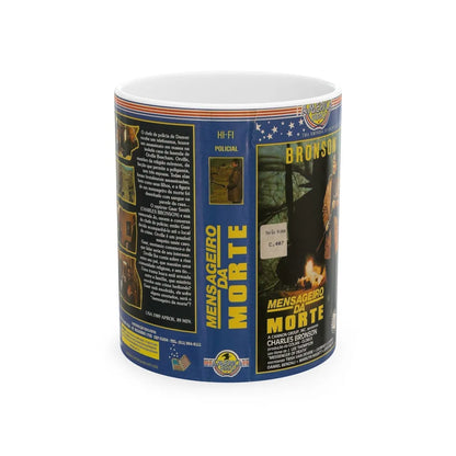 MENSAGEIRO DA MORTE (VHS COVER) - White Coffee Mug-11oz-Go Mug Yourself