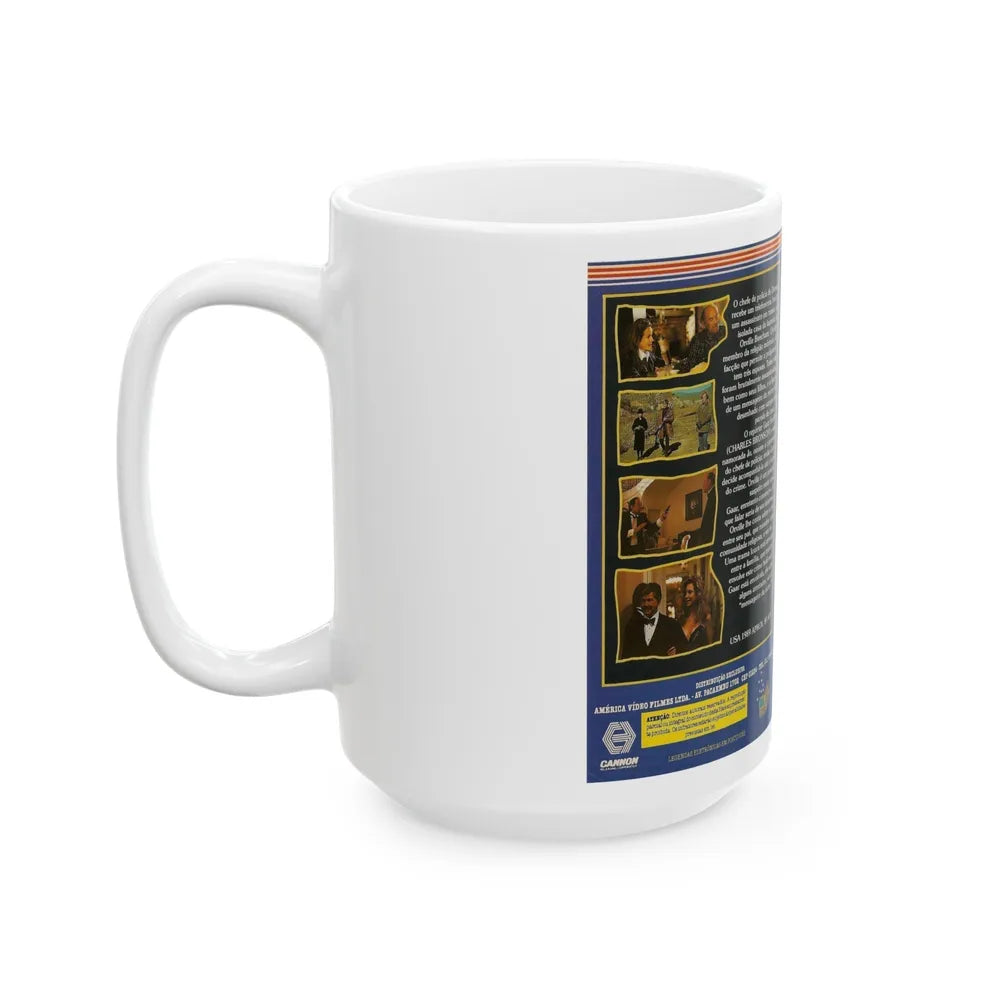 MENSAGEIRO DA MORTE (VHS COVER) - White Coffee Mug-Go Mug Yourself