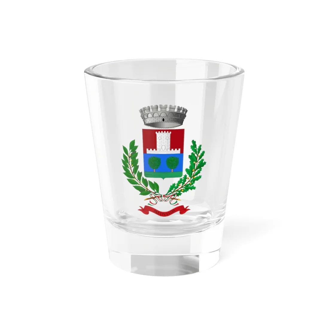 Meolo-Stemma (Italy) (Coat of Arms) Shot Glass 1.5oz 1.5oz - Go Mug Yourself