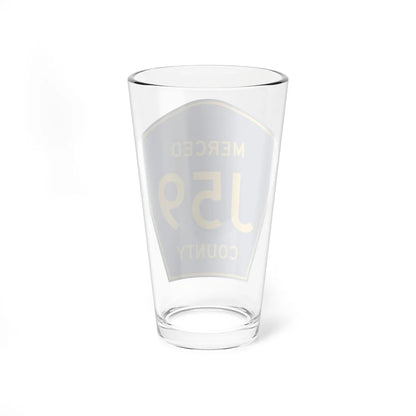 Merced County J59 (California) (Road Sign) Pint Glass 16oz - Go Mug Yourself
