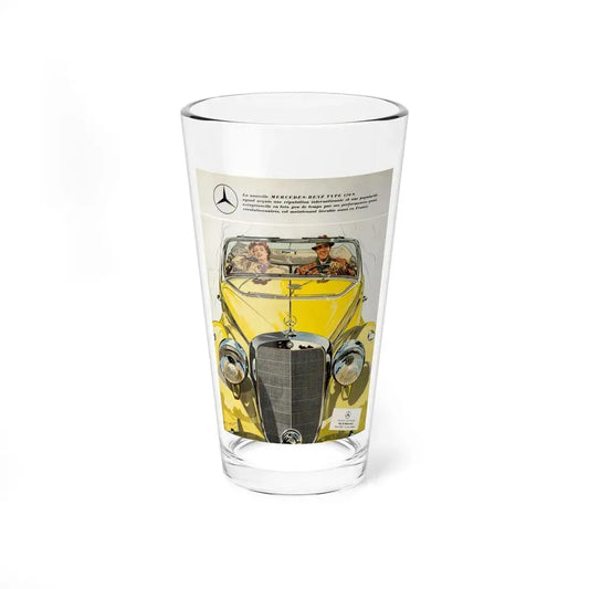 Mercedes-Benz, Type 170S, advertisement, Plaisir de France, October 1950 (Magazine Illustration) Pint Glass 16oz 16oz - Go Mug Yourself