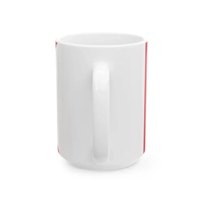 Merchant Ensign of Holstein-Gottorp Lions dexter (Denmark) White Coffee Mug - Go Mug Yourself