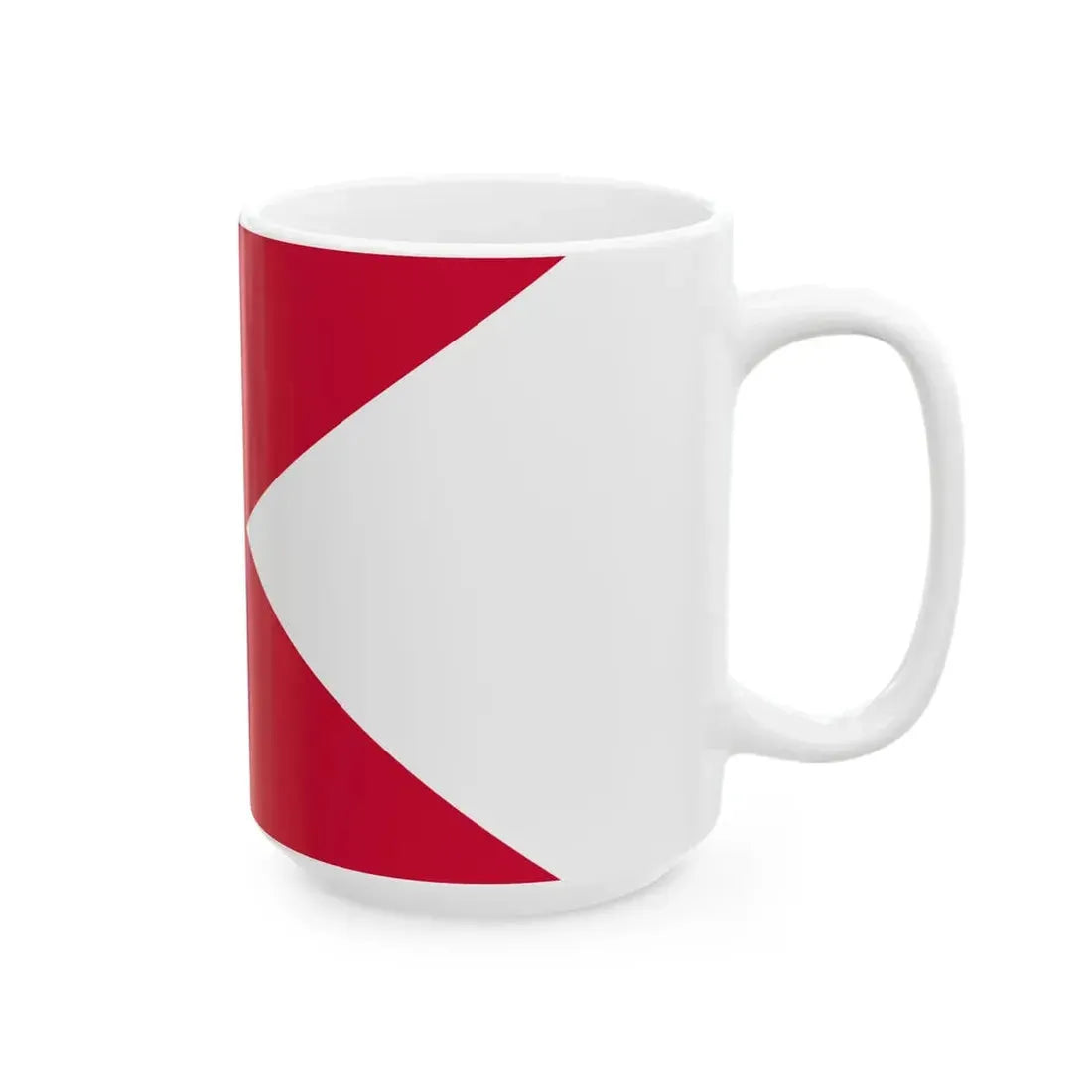 Merchant Ensign of Holstein-Gottorp Lions sinister (Denmark) White Coffee Mug - Go Mug Yourself