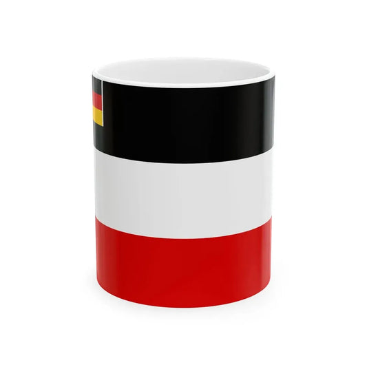 Merchant flag of Germany 1919-1933 (Germany) White Coffee Mug 11oz - Go Mug Yourself