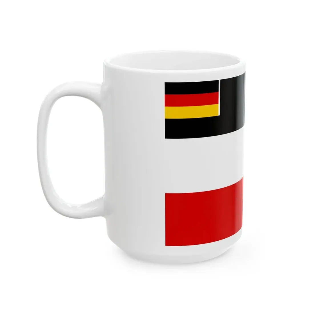 Merchant flag of Germany 1919-1933 (Germany) White Coffee Mug - Go Mug Yourself