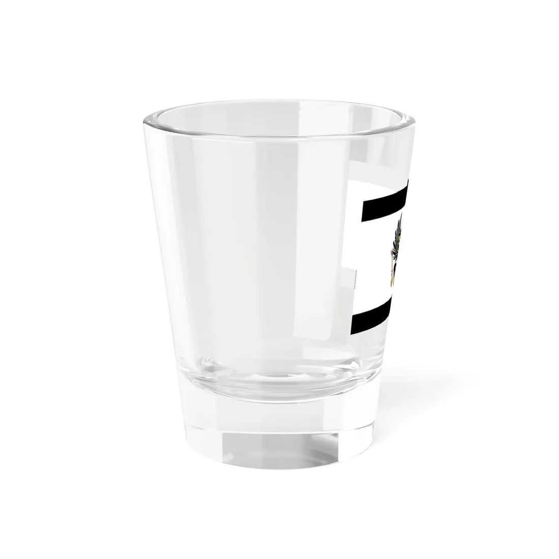 Merchant Flag of Prussia 1863-1892 (Russia) Shot Glass 1.5oz - Go Mug Yourself