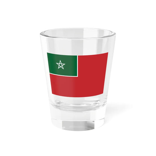 Merchant flag of Spanish Morocco (Algeria) Shot Glass 1.5oz 1.5oz - Go Mug Yourself