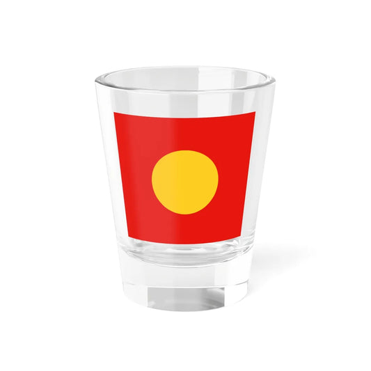 Merchant flag of the Chinese community in the Sulu Sultanate (China) Shot Glass 1.5oz 1.5oz - Go Mug Yourself