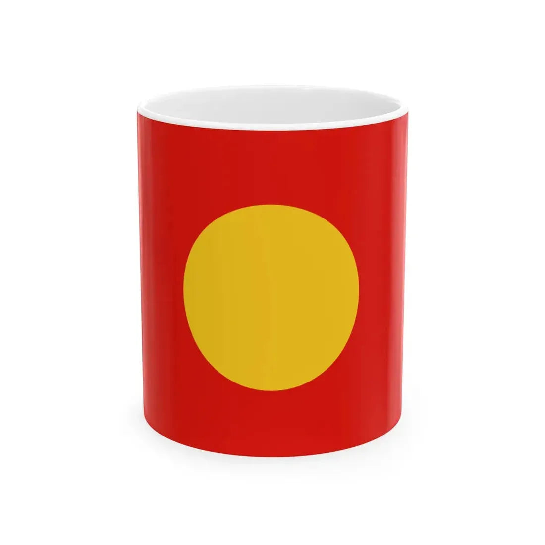 Merchant flag of the Chinese community in the Sulu Sultanate (China) White Coffee Mug 11oz - Go Mug Yourself