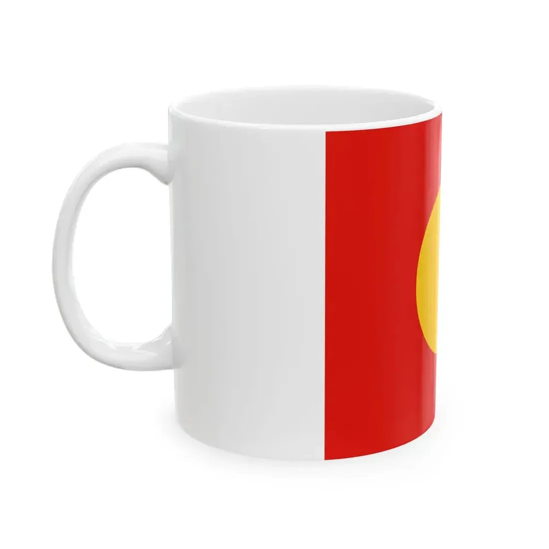 Merchant flag of the Chinese community in the Sulu Sultanate (China) White Coffee Mug - Go Mug Yourself
