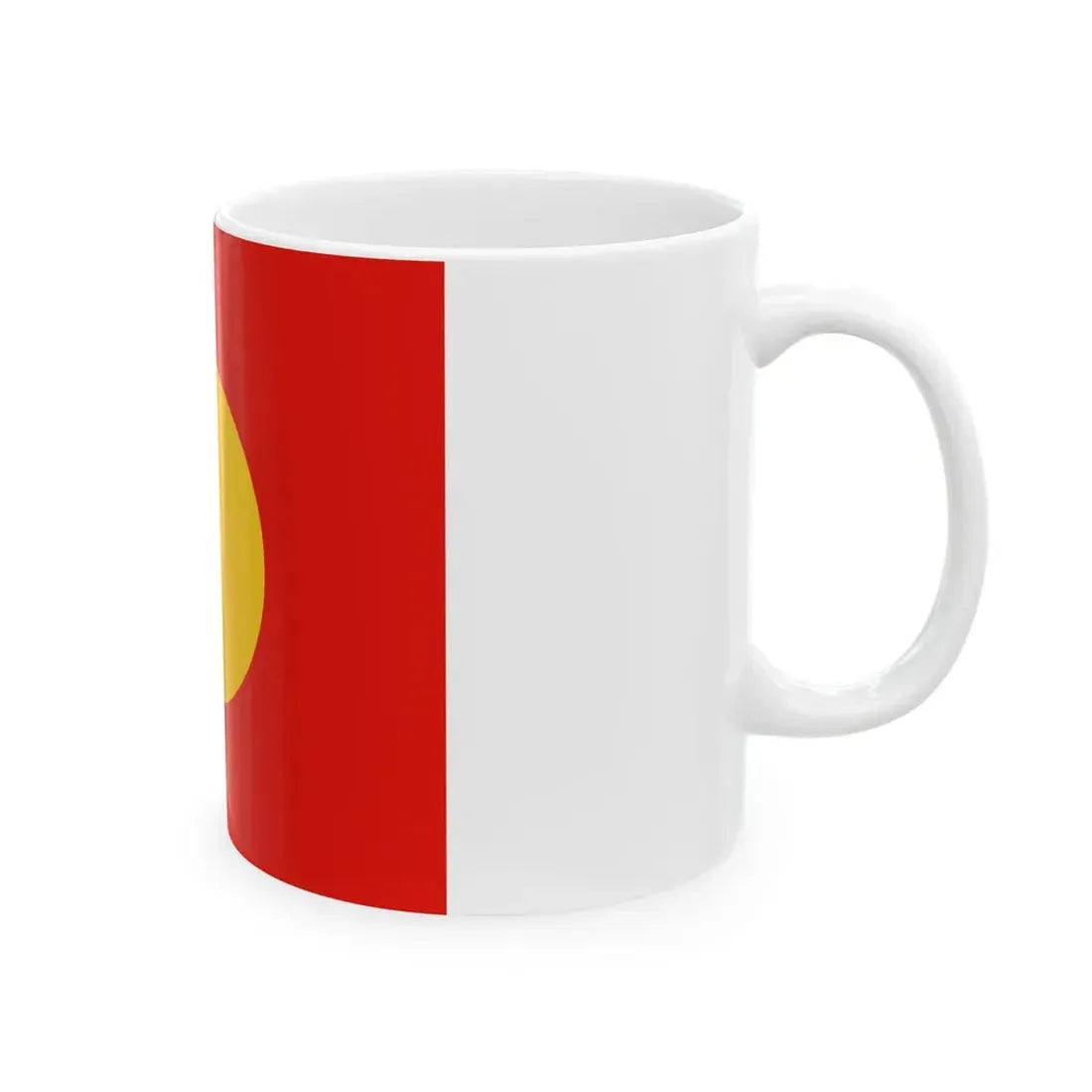 Merchant flag of the Chinese community in the Sulu Sultanate (China) White Coffee Mug - Go Mug Yourself
