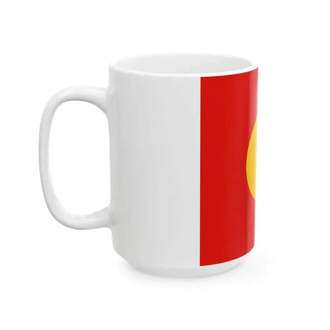 Merchant flag of the Chinese community in the Sulu Sultanate (China) White Coffee Mug - Go Mug Yourself