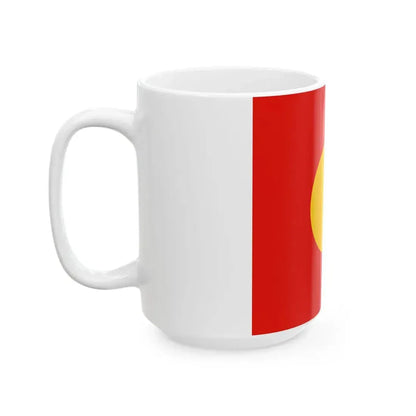Merchant flag of the Chinese community in the Sulu Sultanate (China) White Coffee Mug - Go Mug Yourself