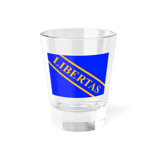 Merchant Flag of the Republic of Lucca 13th century-1799 (Italy) Shot Glass 1.5oz 1.5oz - Go Mug Yourself