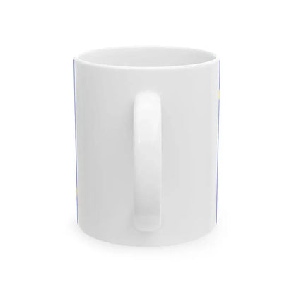 Merchant Flag of the Republic of Lucca 13th century-1799 (Italy) White Coffee Mug - Go Mug Yourself