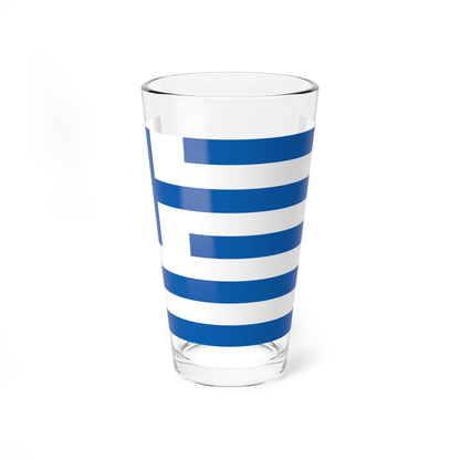Merchant Navy of Greece flag 1822-1828 (Greece) Pint Glass 16oz 16oz - Go Mug Yourself