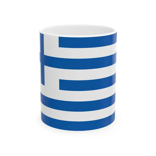 Merchant Navy of Greece flag 1822-1828 (Greece) White Coffee Mug 11oz - Go Mug Yourself