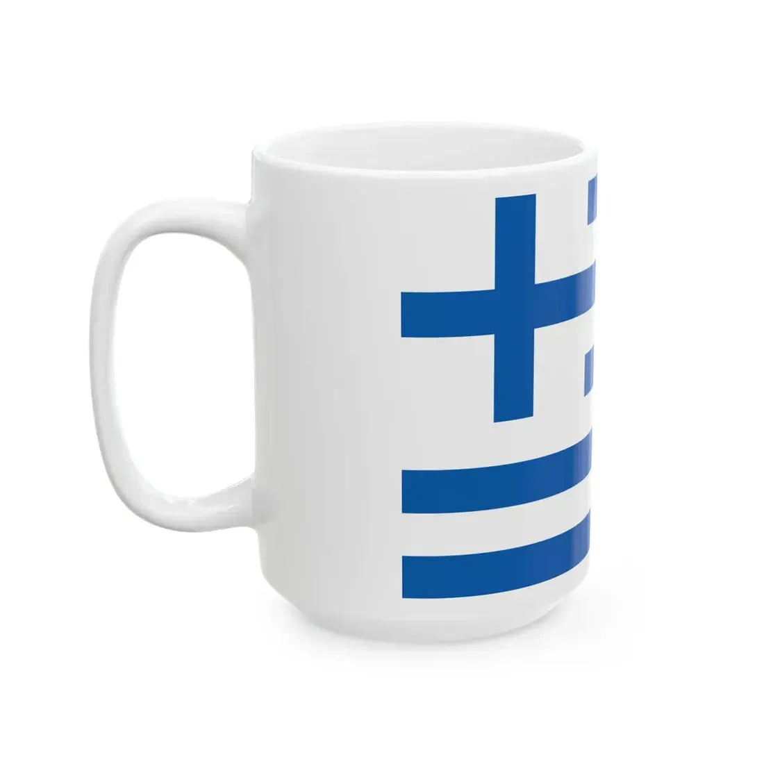 Merchant Navy of Greece flag 1822-1828 (Greece) White Coffee Mug - Go Mug Yourself