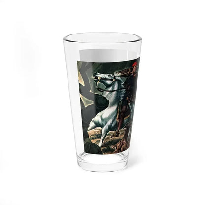 Merchant of Valor, part 2, Collier's, July 12, 1947 (Magazine Illustration) Pint Glass 16oz - Go Mug Yourself