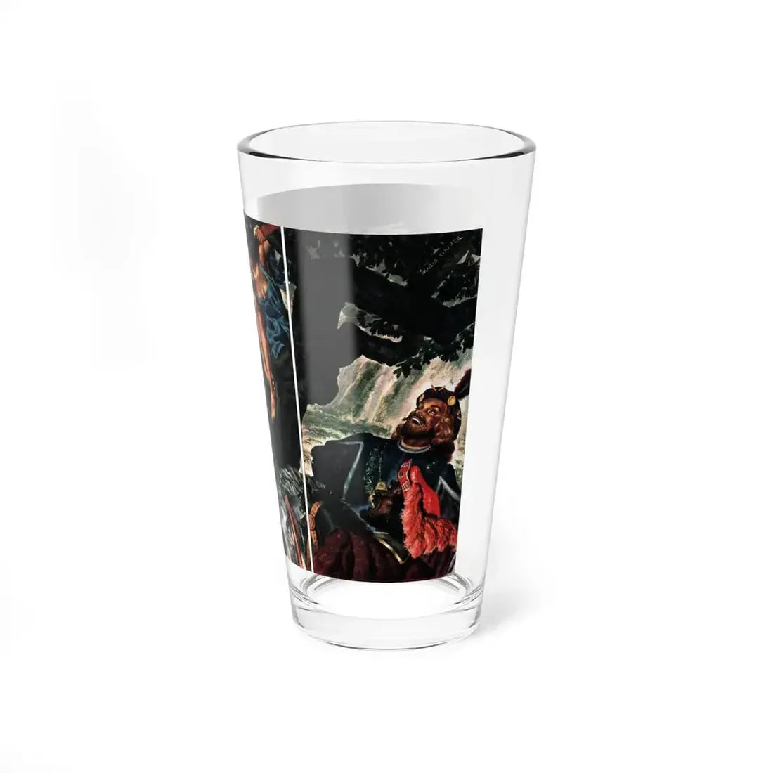 Merchant of Valor, part 2, Collier's, July 12, 1947 (Magazine Illustration) Pint Glass 16oz - Go Mug Yourself