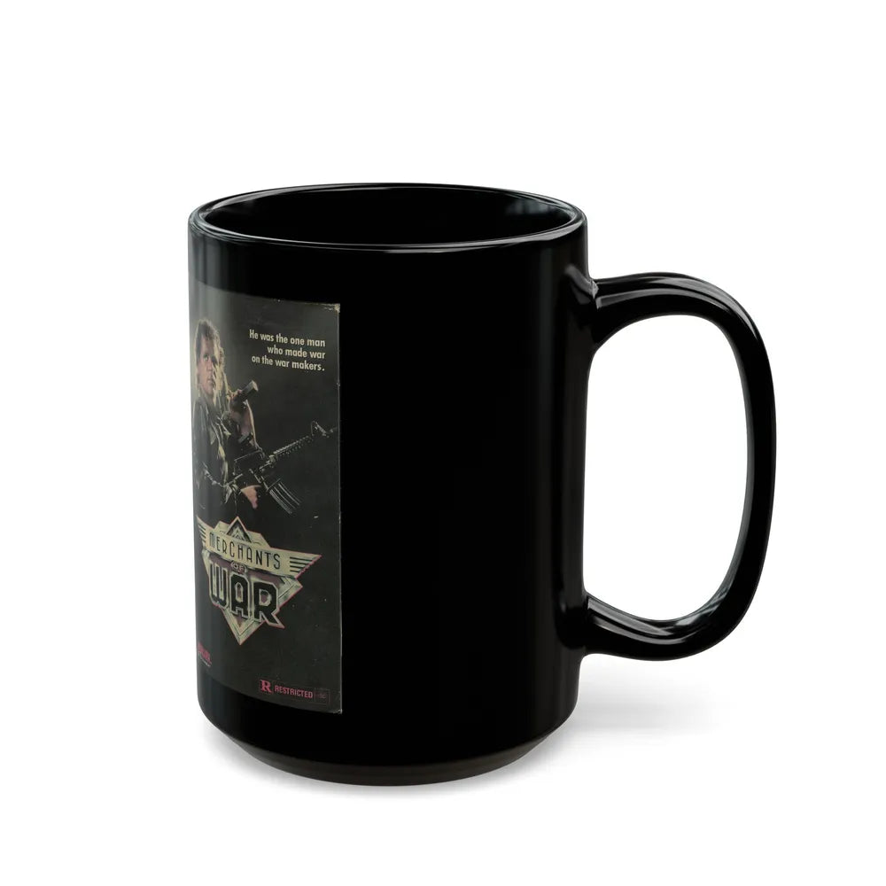 MERCHANTS OF WAR (VHS COVER) - Black Coffee Mug-Go Mug Yourself