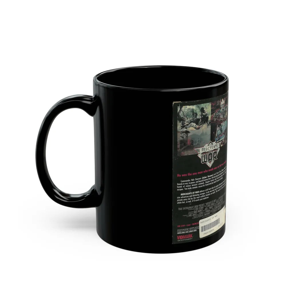 MERCHANTS OF WAR (VHS COVER) - Black Coffee Mug-Go Mug Yourself