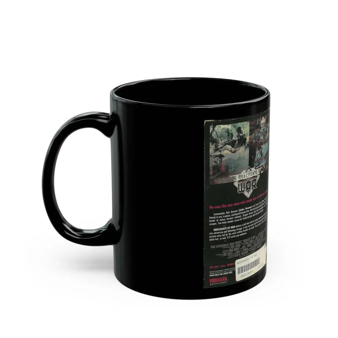 MERCHANTS OF WAR (VHS COVER) - Black Coffee Mug - Go Mug Yourself