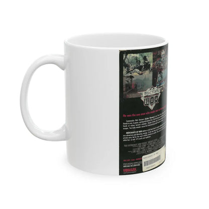 MERCHANTS OF WAR (VHS COVER) - White Coffee Mug-Go Mug Yourself