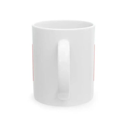 Merchtem vlag (Belgium) White Coffee Mug - Go Mug Yourself