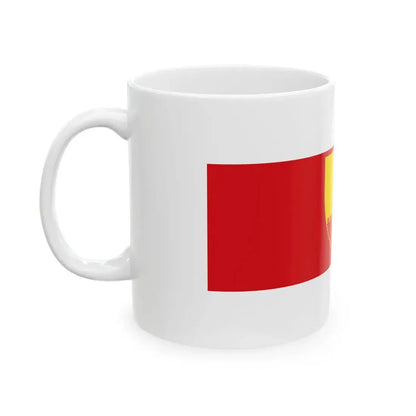 Merchtem vlag (Belgium) White Coffee Mug - Go Mug Yourself