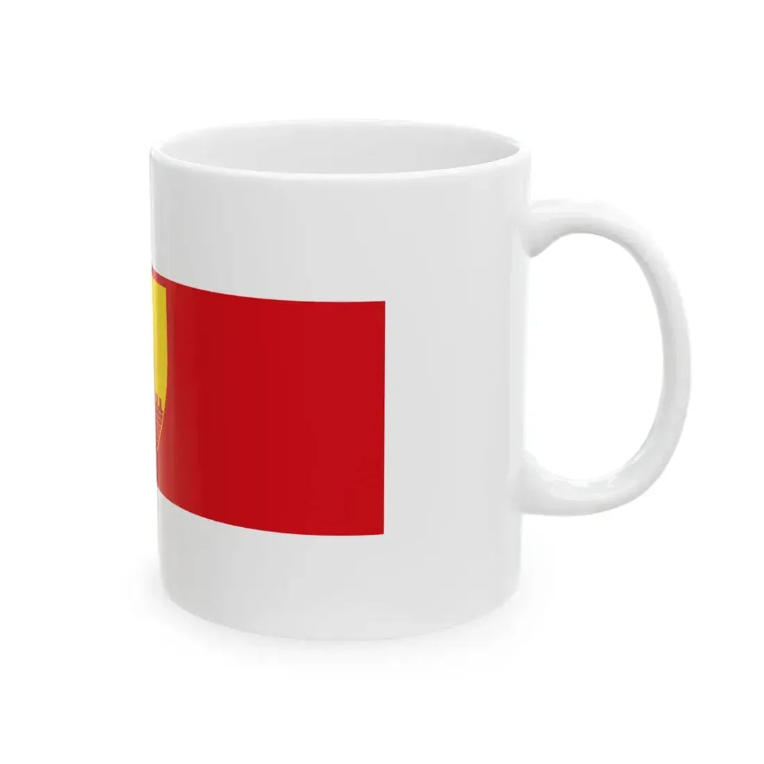 Merchtem vlag (Belgium) White Coffee Mug - Go Mug Yourself