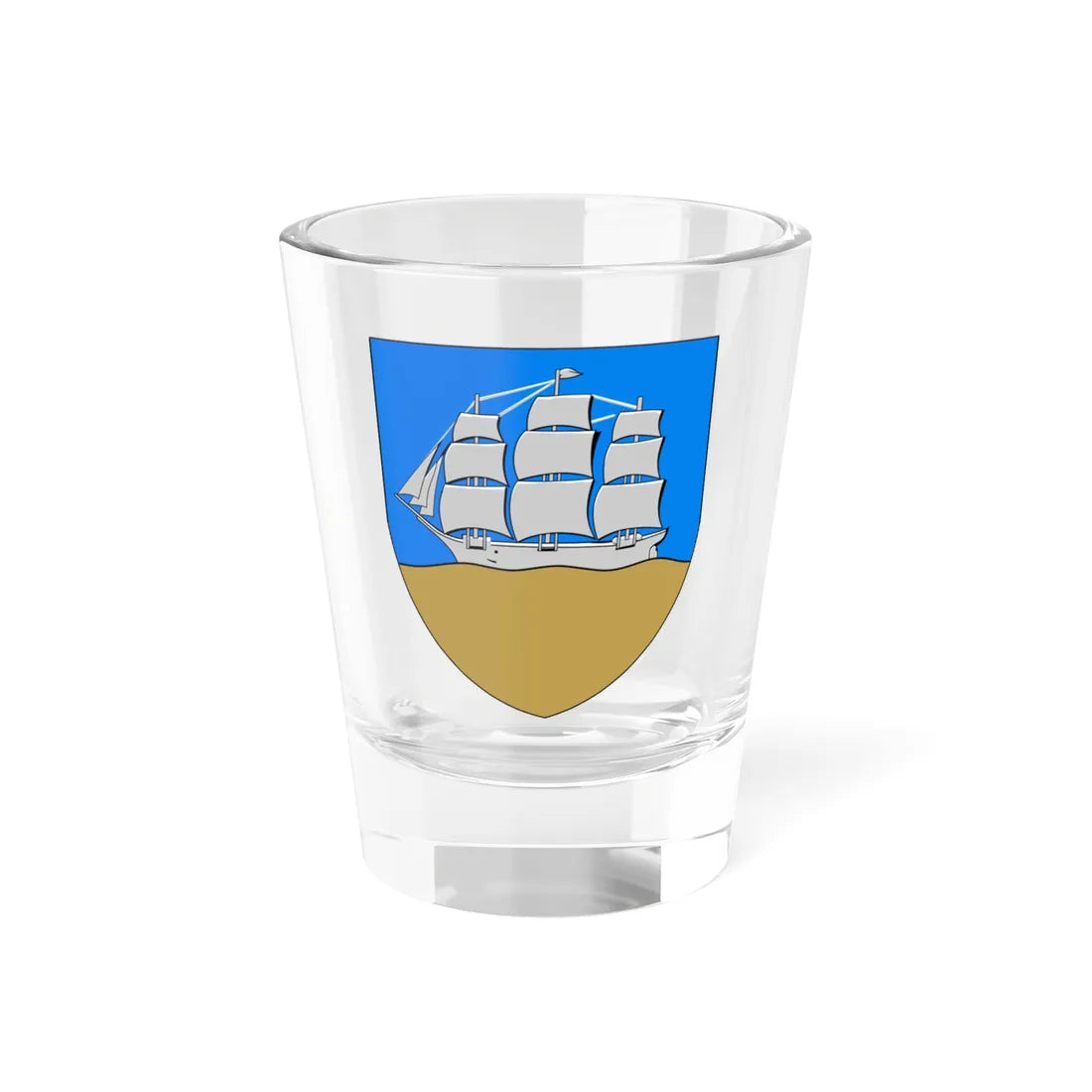 Merikarvia.vaakuna (Finland) (Coat of Arms) Shot Glass 1.5oz 1.5oz - Go Mug Yourself