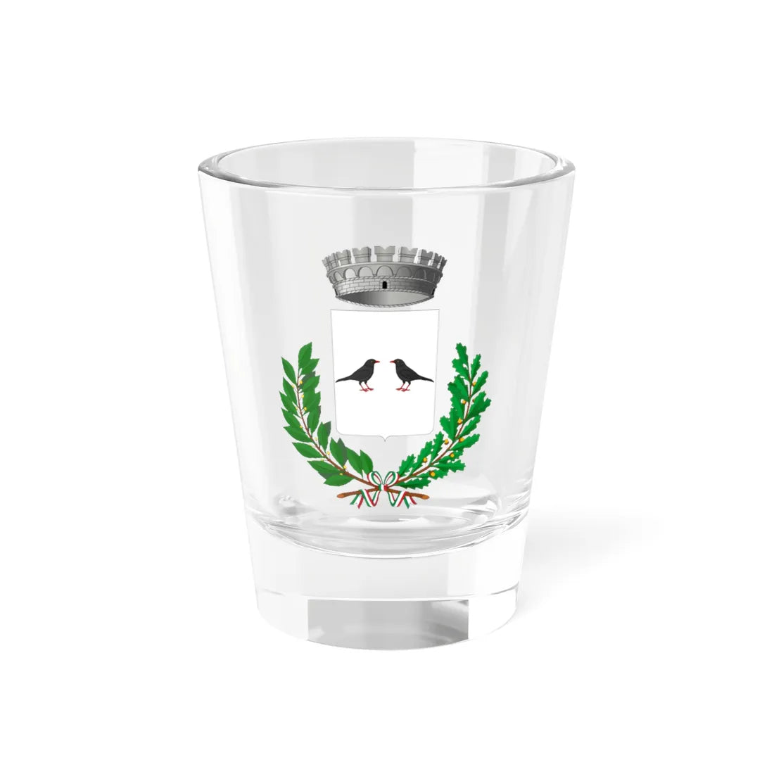Merlara-Stemma (Italy) (Coat of Arms) Shot Glass 1.5oz 1.5oz - Go Mug Yourself