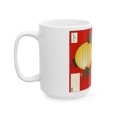 MERRY CHRISTMAS VIDEO GREETING CARD (VHS COVER) - White Coffee Mug - Go Mug Yourself