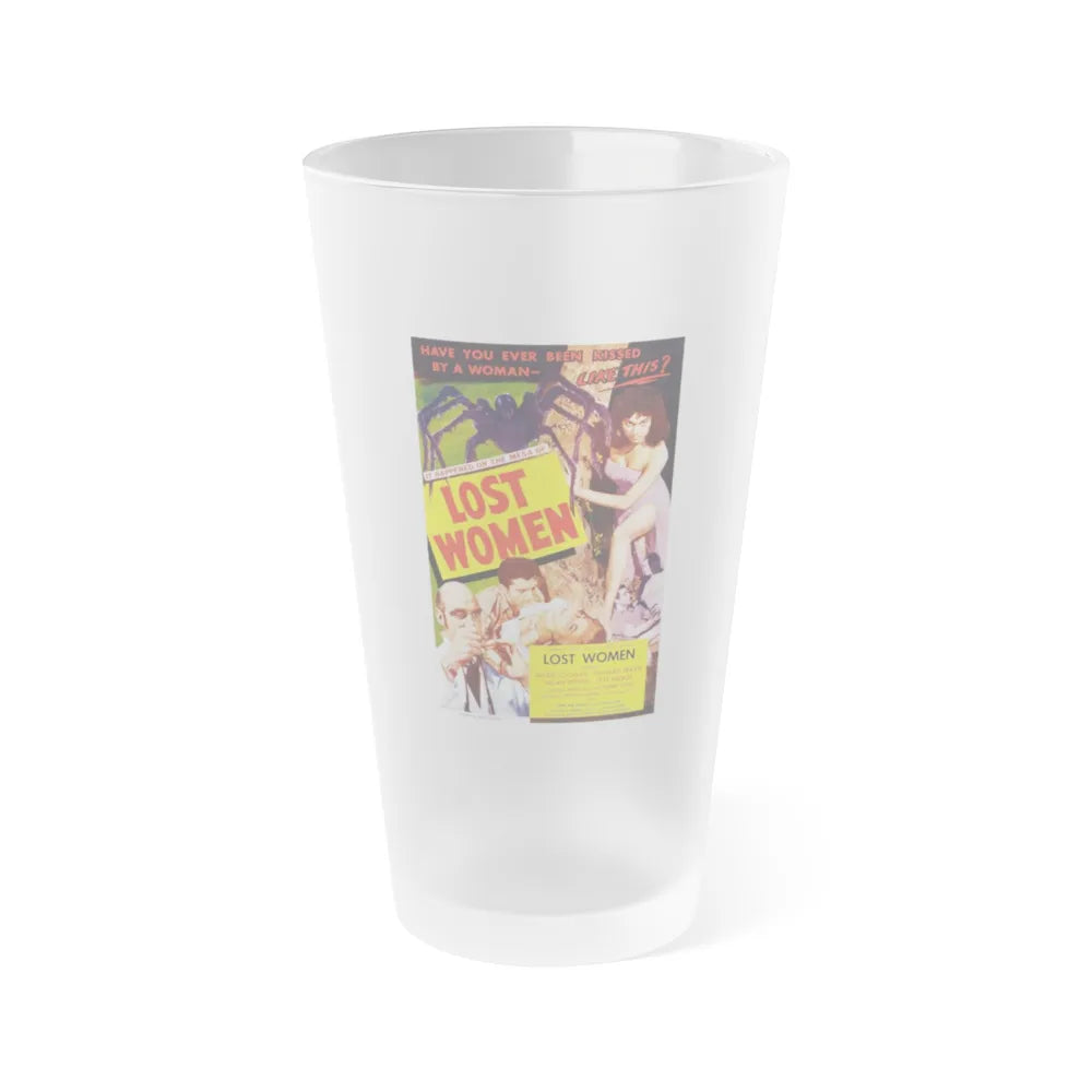 MESA OF LOST WOMEN 1953 Movie Poster - Frosted Pint Glass 16oz-16oz-Frosted-Go Mug Yourself