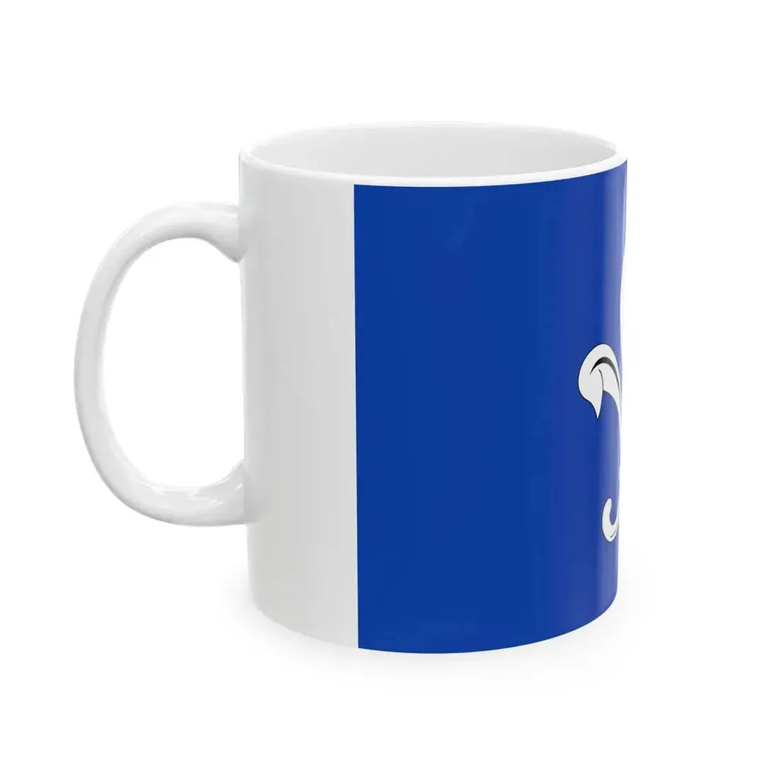 Mesen vlag (Belgium) White Coffee Mug - Go Mug Yourself