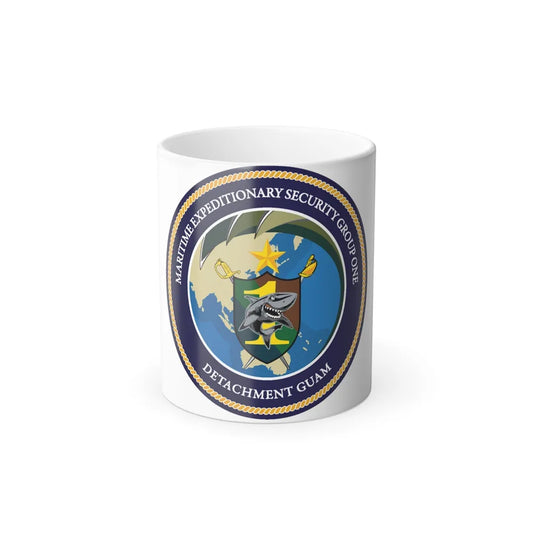MESG 1 Det Guam Maritime Expeditionary Security Group One (U.S. Navy) Color Changing Mug 11oz-11oz-Go Mug Yourself