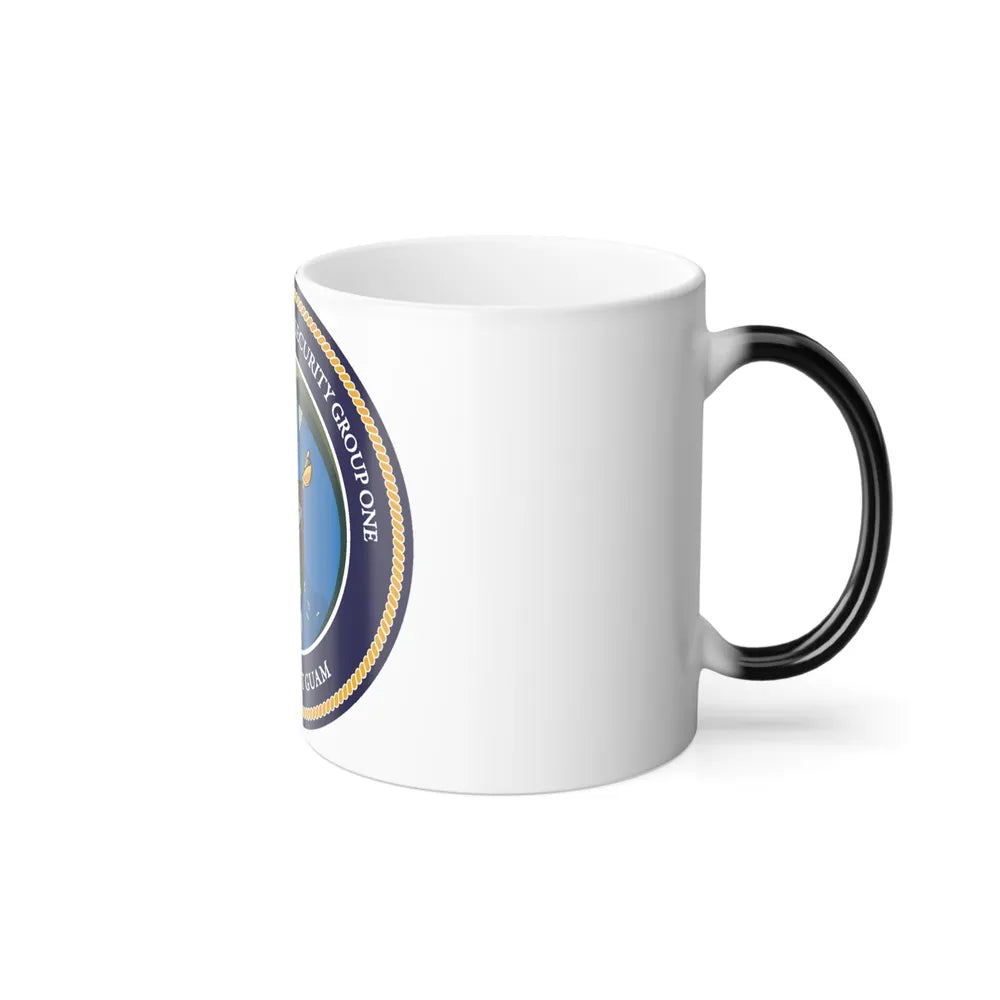 MESG 1 Det Guam Maritime Expeditionary Security Group One (U.S. Navy) Color Changing Mug 11oz-Go Mug Yourself