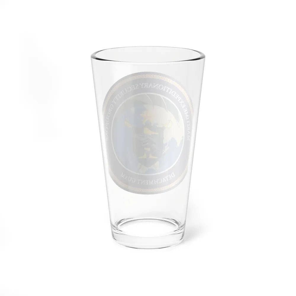 MESG 1 Det Guam Maritime Expeditionary Security Group One (U.S. Navy) Pint Glass 16oz-Go Mug Yourself