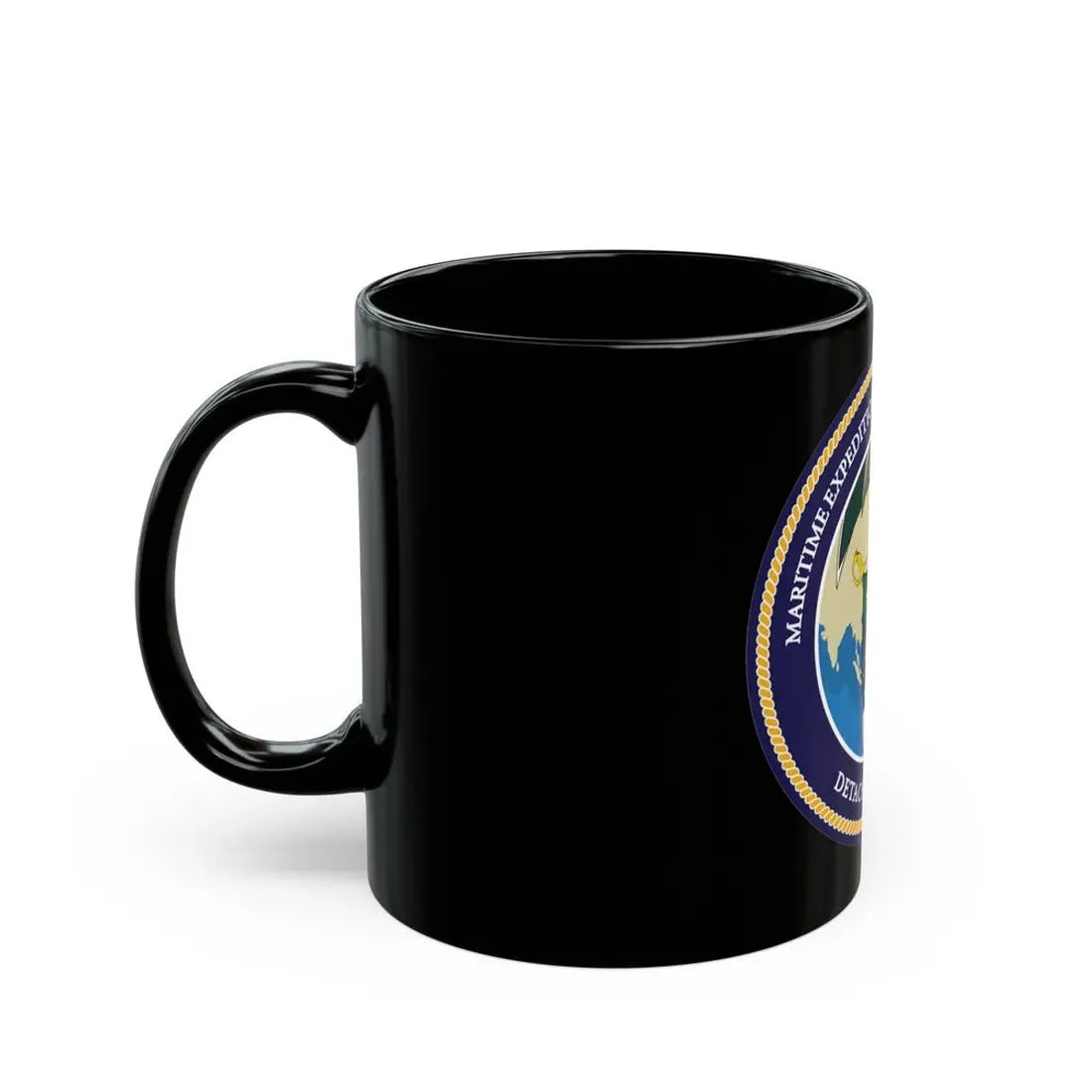 MESG 1 Det Guam Maritime Expeditionary Security Group One (U.S. Navy) Black Coffee Mug - Go Mug Yourself
