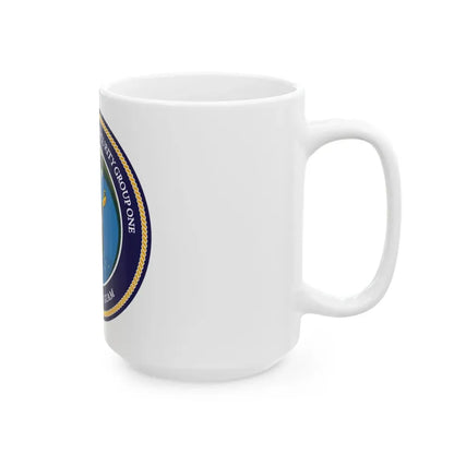 MESG 1 Det Guam Maritime Expeditionary Security Group One (U.S. Navy) White Coffee Mug - Go Mug Yourself